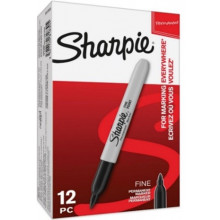 Black Sharpie Fine Marker Bulk Box