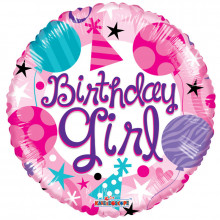 Birthday Girl Foil Balloon