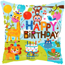 Happy Birthday Pillow Foil Balloon