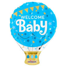 Welcome Baby Boy Foil Balloon