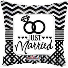 Just Married Pillow Foil Balloon
