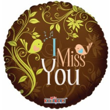I Miss You Foil Balloon