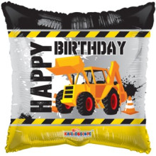 Happy B/Day Digger Foil Balloon
