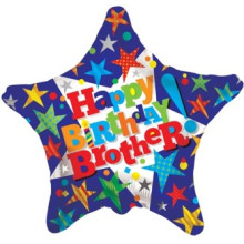 Happy Birthday Brother Foil Balloon