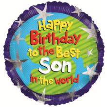 Happy Birthday Son Foil Balloon