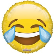 Emoji Smiley Laugh Foil Balloon