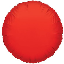 Red Round Foil Balloon