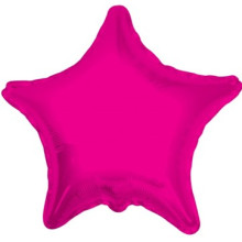 Hot Pink Star Foil Balloon