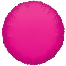 Hot Pink Round Foil Balloon