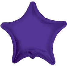 Purple Star Foil Balloon
