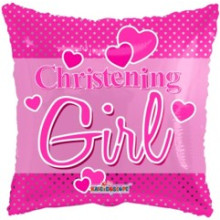 Christening Girl Foil Balloon