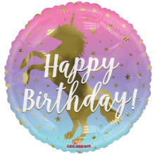 Unicorn Happy Birthday Foil Balloon