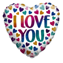I Love You Foil Balloon
