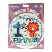 Age 1 Boy 150mm Large Badges