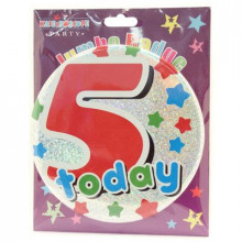 Age 5 Boy 150mm Large Badges