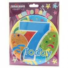 Age 7 Boy 150mm Large Badge