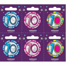 Age 70 Unisex 55mm Small Badges