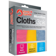 Microfibre Cloths 3 Pack