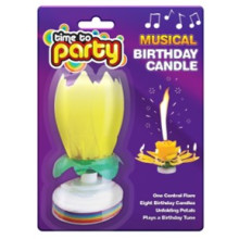 Musical Birthday Candle Assorted