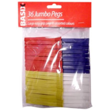 Jumbo Clothes Pegs Pack 32