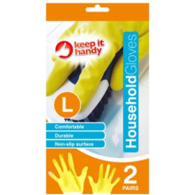 Household Gloves Large 2 Pairs