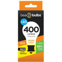 5W LED Light Bulb GLS B22 Bayonet