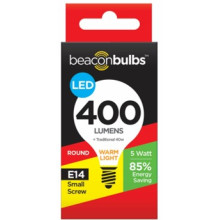 LED Light Bulb Round E14 Screw