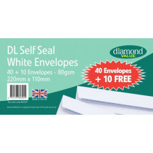 Diamond Value DL S/S Env 40+10 Free