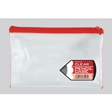 Clear Pencil Case Medium 21x13cm