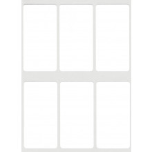 White Self Adhesive Labels 25x50mm