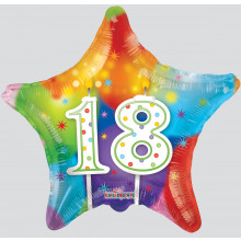 18th Star Foil Balloon