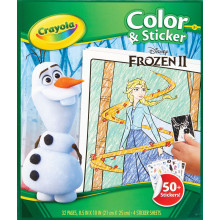 Frozen 2 Colour & Sticker Book