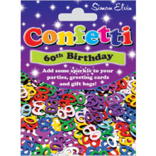 Confetti 60th Birthday CON809