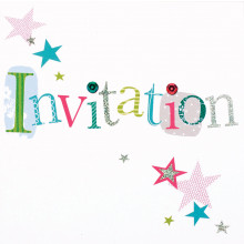 6 Open Invitation Cards Spots
