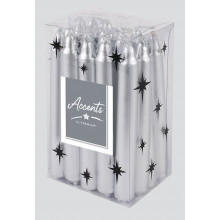 10cm Mini Candles Gold/Silver