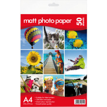 A4 Matt Photo Paper 128gsm 50 Sheets