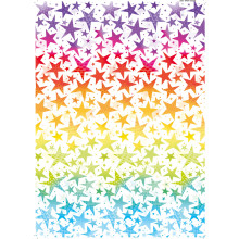 Flat Gift Wrap Female Stars GW2585