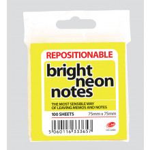 Club Neon Notes 75x75mm
