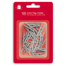 18 Card Holder Gold/Silver Peg