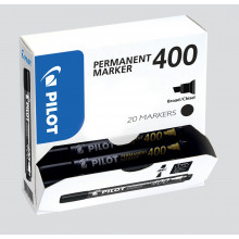 Pilot 400 Marker Broad Wedge Tip Black