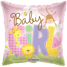 Baby Girl Pillow Foil Balloon