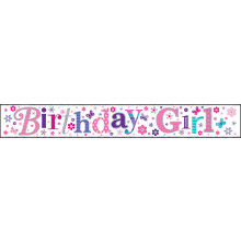 2.5m Party Banner Birthday Girl