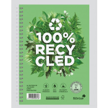 A5 Recycled Twinwire Notebook Feint 120p