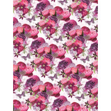 Flat Gift Wrap Female Peonies GW2547