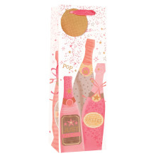 Bottle Bag Pink Bottles