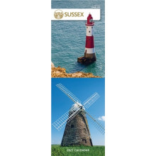 D1212 Slim Calendar Sussex