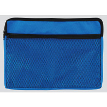 A4+ Canvas Zip Bag w/ Net Pocket Asstd