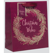 Gift Bag Berry Wreath Medium