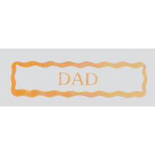 Stickers Gold Dad