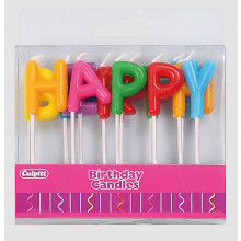 Culpitt Happy Birthday Pick Candles